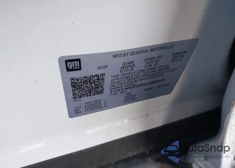 2025 GMC Acadia Fwd Elevation z USA, uszkodzony, nr VIN 1GKENKRS9SJ166008